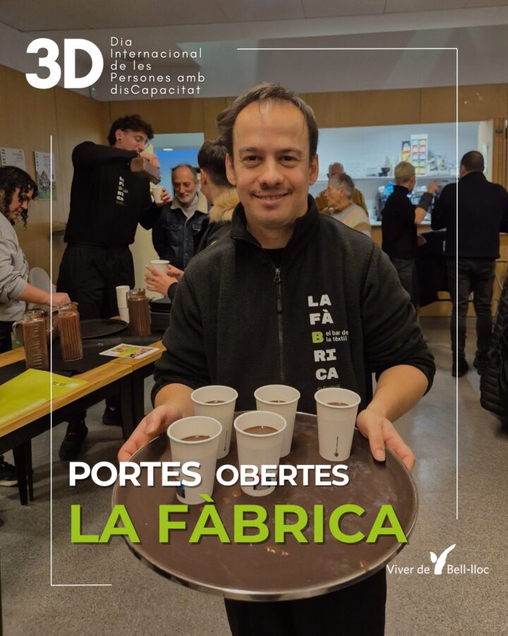Xocolatada Popular, Dia Internacional de les persones amb disCapacitat a LA FÀBRICA.