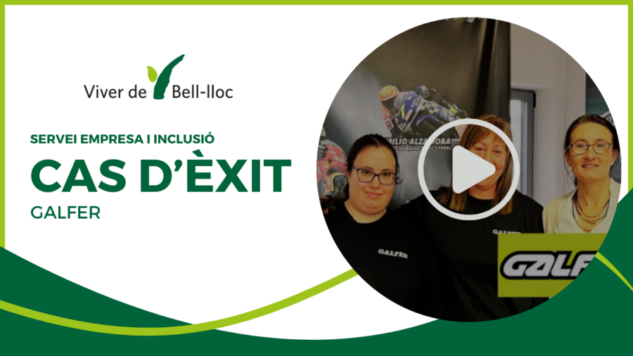 Vídeo testimonial sobre la contractació inclusiva d’una persona amb disCapacitat amb suport del SIOL i Industrias GALFER.