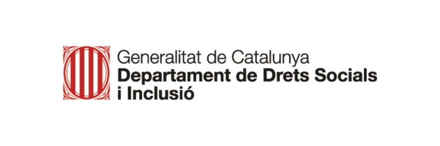 Logotip Generalitat de Catalunya, departament de Drets Socials i Inclusió